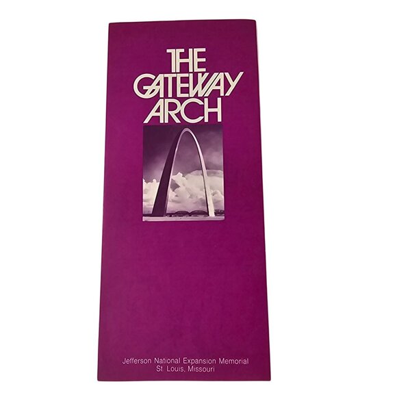 The Gateway Arch Jefferson National Expansion Memorial Brochure St. Louis 1971 - Picture 1 of 5